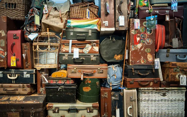 Suitcases for moving overseas