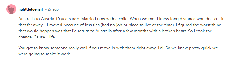 moving overseas relationship